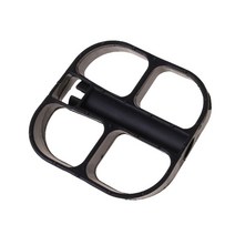 트랙MTB 풀카본 자전거 입문용 자전거 1 쌍 자전거 페달 자전거 세발 자전거 교체 사이클링 도구 미끄럼, 02 빨간