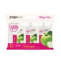 라이틀리 곤약젤리 3종 풋사과 150ml x10개, 3) 깔라만시 150ml x 10개