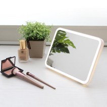 LED조명 메이크업 화장대 탁상거울 스탠드거울 테이블거울, 화이트