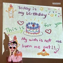 생일 축하 파티 미니 빔 프로젝터, 1. 오늘생일, 1개