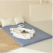 군대매트리스 바닥에 까는 두꺼운 접이식 3단 요 매트리스 요매트 요커버 솜세트 토퍼 군용매트리스