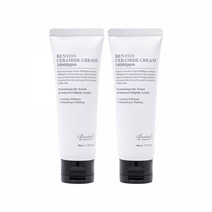 벤튼 세라마이드 크림 10000ppm 80mL 2개+스네일비 얼티밋 크림 샘플 4매 증정, 단품
