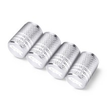 오토바이 cnc 알루미늄 휠 타이어 밸브 스템 캡 혼다 cbr 125r 600 f4i 650fr 1100xx 1000f cbr 600 954 1000 rr 900rr 250r, 4pcs 실버, 1개