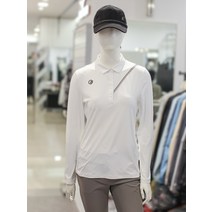 [팬텀]여성 사선 포인트 카라 긴팔 티셔츠 222C1TO952125240