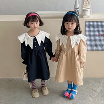 앨리홈 번개빅카라원피스