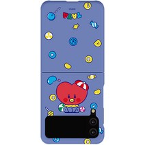 [사은품증정] BT21 갤럭시 Z플립4 5G (F721) 젤리 캔디 슬림 하드 휴대폰 케이스
