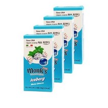 몽스 아이스버그 이탈리아 프리미엄 허브 목캔디, 28g, 15개