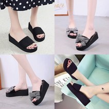 디에스슈 통굽 슬리퍼 5cm - 7cm
