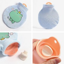 물주머니 보온 주머니 온수 찜질팩 보온팩 240ML 블루