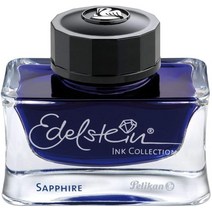 펠리칸 Edelstein 만년필용 병 잉크 사파이어 50ml (339390), 기본