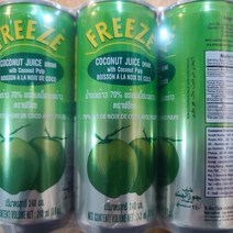 월드푸드 태국 코코넛 과육 쥬스 프리즈 코코팜 음료수 COCONUT JUICE, 240ml, 30개