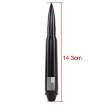 자동차 안테나 샤크안테나 dmb 후방카메라 네비게이션 8cm14.3cm 블랙 am fm 범용 총알 마스트 알루미늄 하우징 지프 랭글러 jk jl jt gladiatortj, 14.3cm