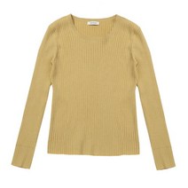 쉬즈미스 스퀘어넥 골지 니트 탑 SSKPOM42650