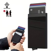 acmelabs 원터치 남자 자동 도난방지 카드지갑