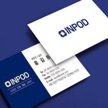 인팟 명함 명함제작 디자인무료 고급 소량 최다디자인, 500매, 무코팅지(스노우)양면