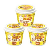 오뚜기 달걀 하나 톡 넣는 쌀 컵케이크 60g 초코 치즈 스윗바나나 빠른배송, 03. 쌀컵케이크 치즈 X 3개