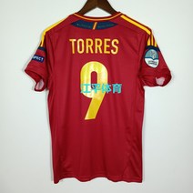 반팔 스페인 결승전 유니폼 유로 토레스