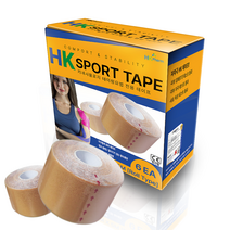 HK 스포츠 테이프 키네시올로지 테이핑 5cmX5m 베이지 6개입