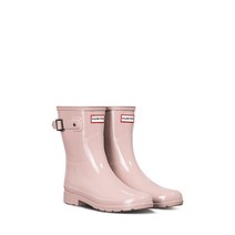 헌터 WOMEN 오리지날 리파인드 글로스 숏 레인부츠 - 아젤리아핑크 WFS1098RGLAPL
