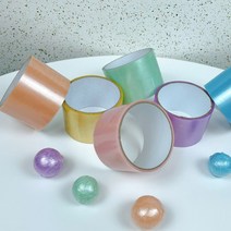 테이프공 만들기 세트 실리콘테이프 4.8cm 6cm, 6cm 퍼플