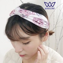 반다나 머리띠 로즈 터번 헤어밴드