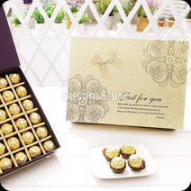 (수담스토어) 스퀘어 페레로로쉐 48개 화이트데이 발렌타인데이 선물용 초코렛 초코릿, 상품선택, 스퀘어 페레로 (T48)