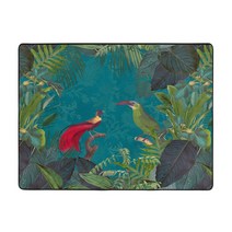 거실러그 워셔블 포인트 인테리어 러그 카페트 정글의 새 빈티지 식물 그림 거실 108