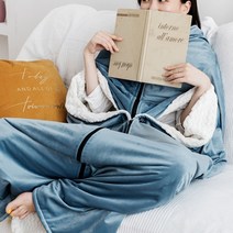 양털 이불 집순이 이불 게으른 목도리 망토 두꺼운 에어컨 담요 망토 단일 낮잠