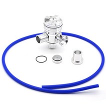 자동차 차량 블로우오프밸브고품질 알루미늄 블로우 오프 밸브 S Diverter Turbo BOV Boost for Volkswagen, 01 Silver