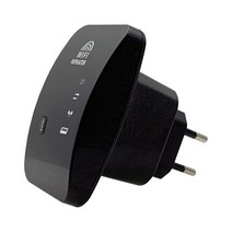무선 라우터 공유기 무선 Wifi 중계기 300Mbps 범위 확장기 네트워크 증폭기 신호 부스터 Repetidor 액세스, 02 Black_02 미국 플러그
