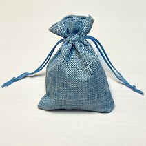 린넨 마 주머니 면 파우치 커피 편백 방향제 향기 천연비누 답례품 포장 마소재 다용도 포켓 스카이
