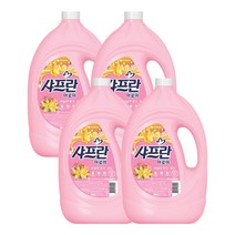 샤프란 아로마 섬유유연제 3.1L x4개, 1세트