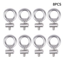 카라반부품 2468 pcs 차양 레일 스토퍼 정지 캠핑카 캠퍼밴 캐러밴 실버 스테인레스, 8개