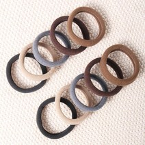 두꺼운 기본 머리끈 세트 파우치 랜덤 무료증정