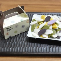 국내산쌀로만든 오색떡국떡답례품, 500g오색답례