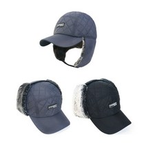 패딩 고소모 귀달이 겨울 방한 등산 털모자 남 여 공용 누리코리아, 그레이