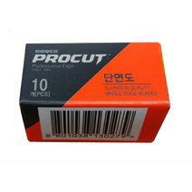 도루코 프로컷 단면도 DN52 10입 /면도칼/커터날, 10세트