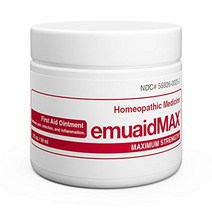 emuaidmax 에뮤에이드 연고 습진 크림 59ml 최대 강도 무좀 건선 가려움증 발진 대상 포진 피부 효모 감염 구급 응급용품