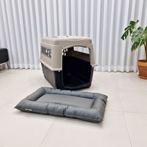 아더네 가죽 강아지 켄넬 방석 쿠션 매트, 그레이