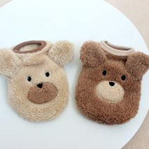 Neirny 강아지 곰돌이 보아털 후리스 조끼 애견옷 포메옷 푸들옷 고양이옷 DZX-02, 베이지