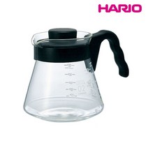 하리오 V60 레인지 커피서버 핸드드립 유리포트, VCS-02B_700ml