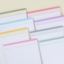 [B5 필기의 정석] 모눈 노트 패드 패드형 필기용 공책 메모패드, 06.피치블라썸(Peachblossom)
