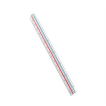 제도용자 측량 제도자 삼각 스케일 15CM 100:1 스케일