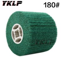 부직포 나일론 연마 플랩 휠 브러시 와이어 드로잉 버니싱 드럼 스테인레스 스틸 120x20x100mm 1 개, 07 180Grit