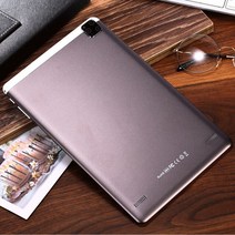 loftysol P11 안드로이드 10 태블릿 PC 10.1 quot7000mAh 4G 네트워크 6GB 128GB 와이파이 1920*1200 8MP 후면 카메라 글로벌 버전, [04] Keyboard and cover, [03] GRAY, 04 Keyboard and cover