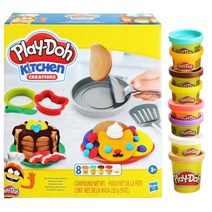 4세여아 점토놀이 팬케이크 만들기 클레이 복합발달 유치원 공작시간 집콕