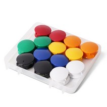 마그피아 초강력 칼라원형자석홀더 대 주황 MFMH-32-10 32mm 10개입