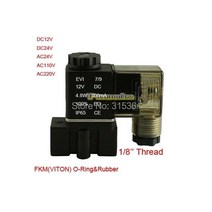 배송 1/8 2 위치 방향 플라스틱 솔레노이드 밸브 viton water air oil dc12v dc24v ac110v ac220v 2p025-06 fkm, COIL ONLY_AC24V