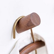 오늘의공간 일자훅 원목 우드 훅 벽걸이 벽행거 (6cm 8cm), 비취우드(밝은색), 6cm, 1개