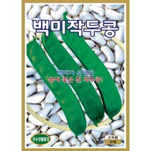 헬프팜 백미작두콩 10립 씨앗 종자 KS종묘